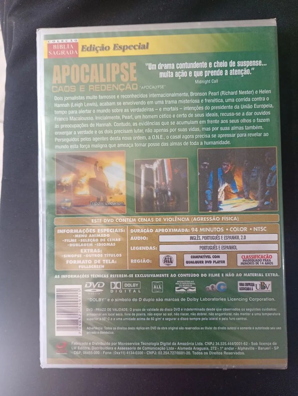 DVD Apocalipse Caos e Redenção (lacrado) - Foto 2