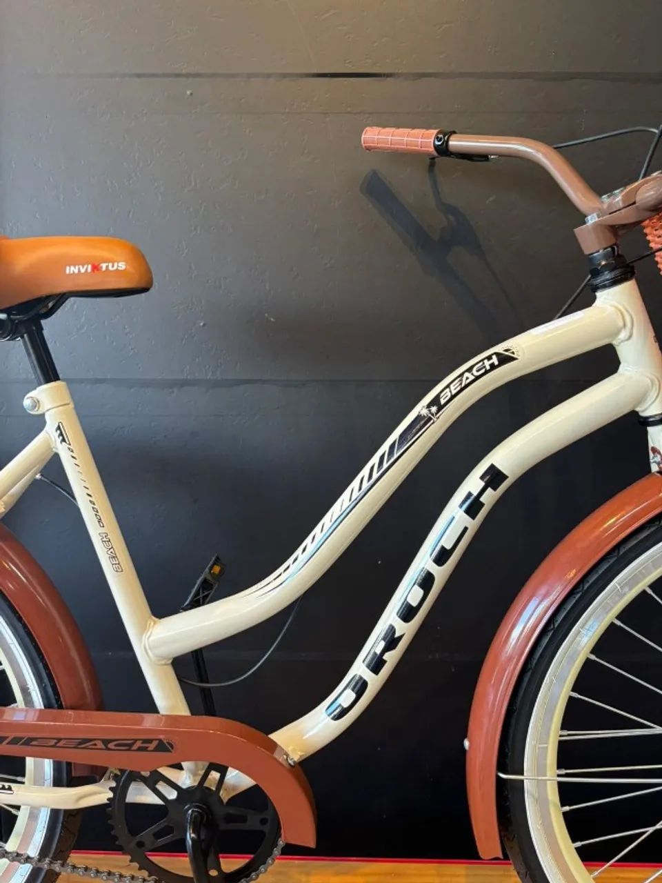 Bicicleta A26 Oroch Vbreak Beach Marrom/Bege - Foto 3