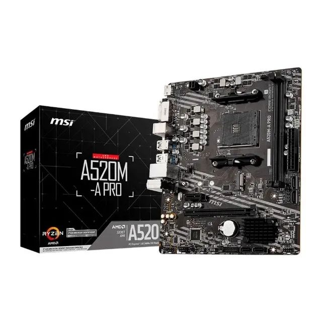 Placa Mãe Msi A520M-A PRO Am4
