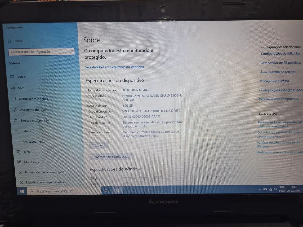 Notebook Lenovo + Case - Foto 2