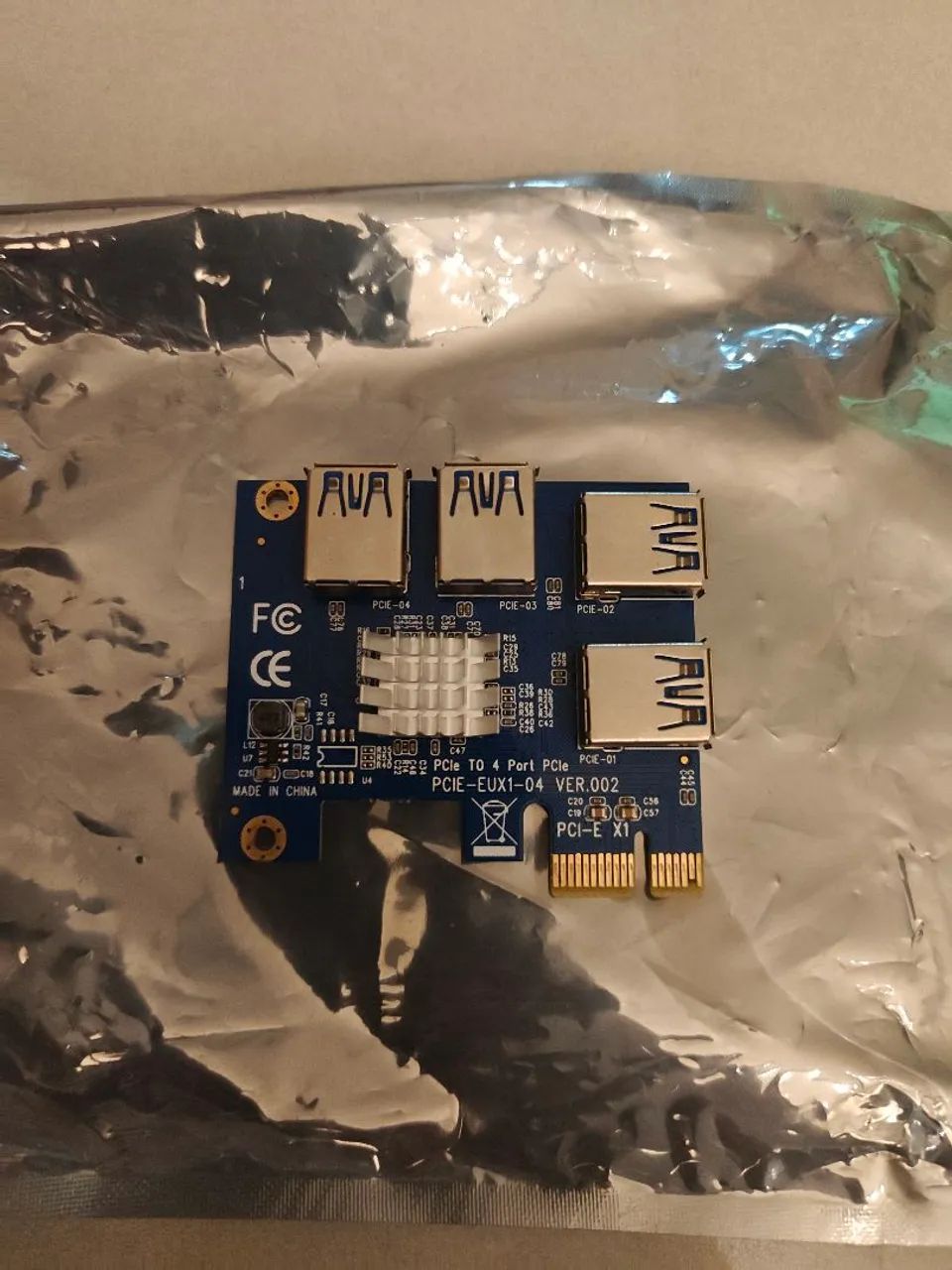 Extensor de PCI Express 4 USB