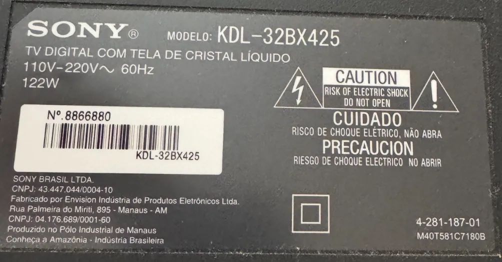 Tv 32 Polegadas Sony Bravia. Não é Smart Tv - Foto 2