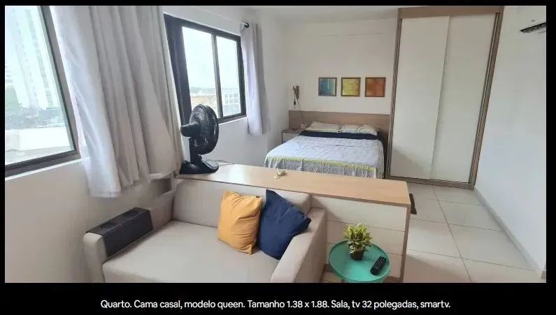 Flat Alugo Mobiliado nos Aflitos - Foto 9