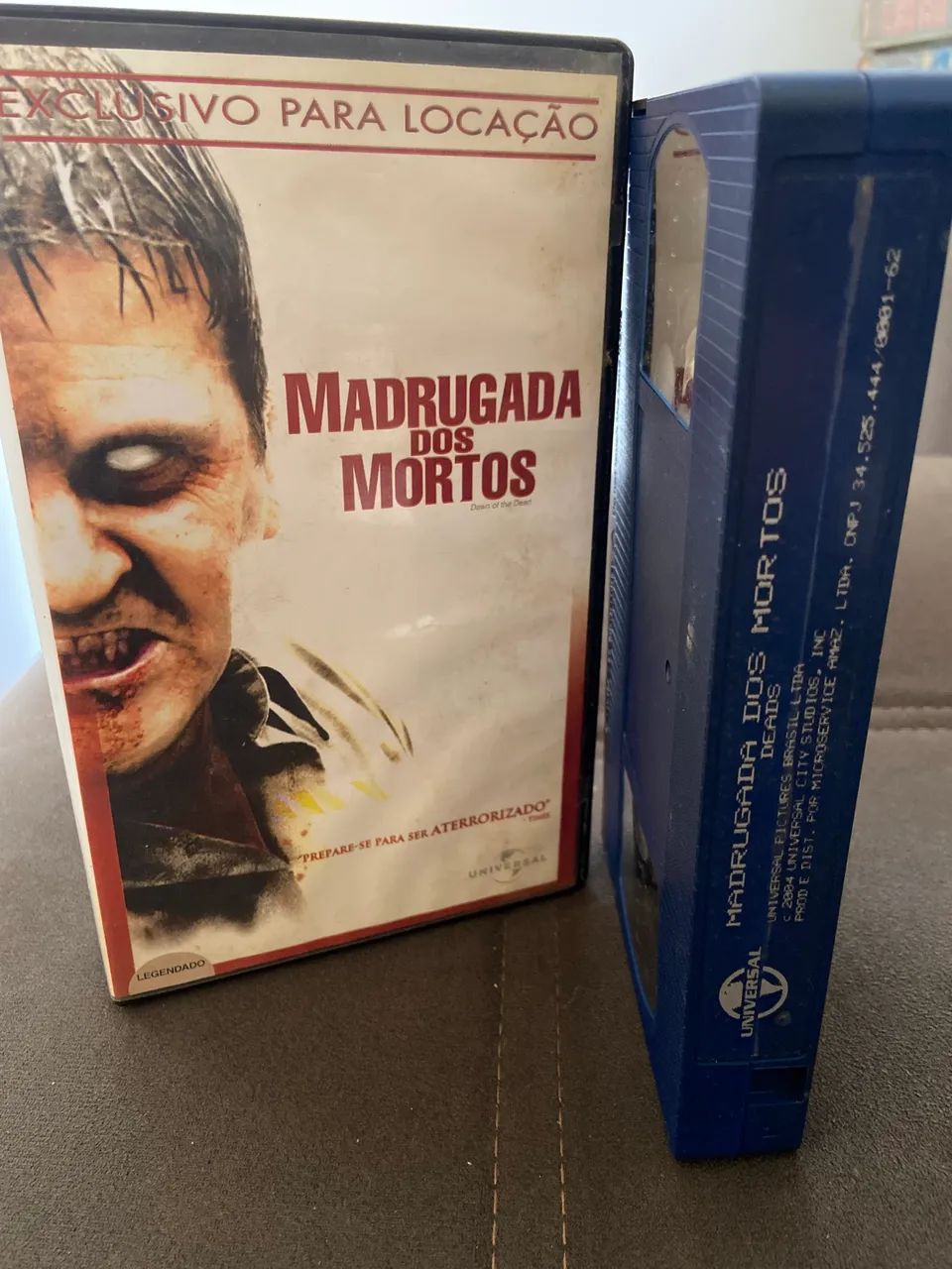Fita VHS fime terror clássico Madrugada dos Mortos 