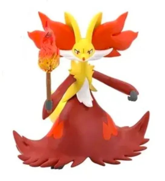 Delphox Pokémon Scale World Figure