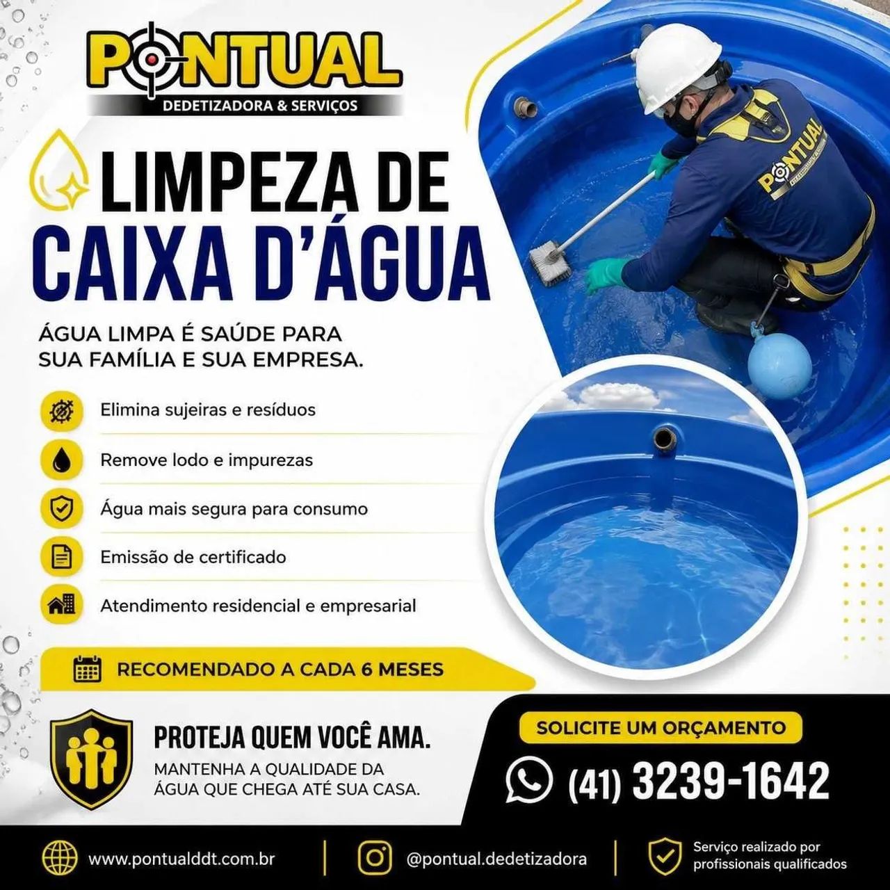 Dedetização e limpezas