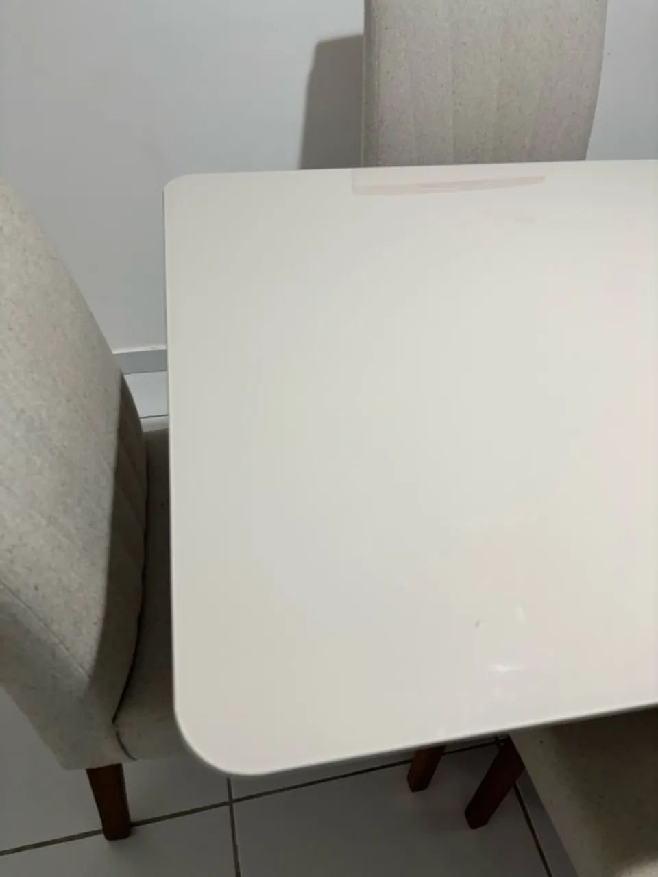Conjunto de Mesa de Jantar Branca + 4 cadeiras - Foto 3