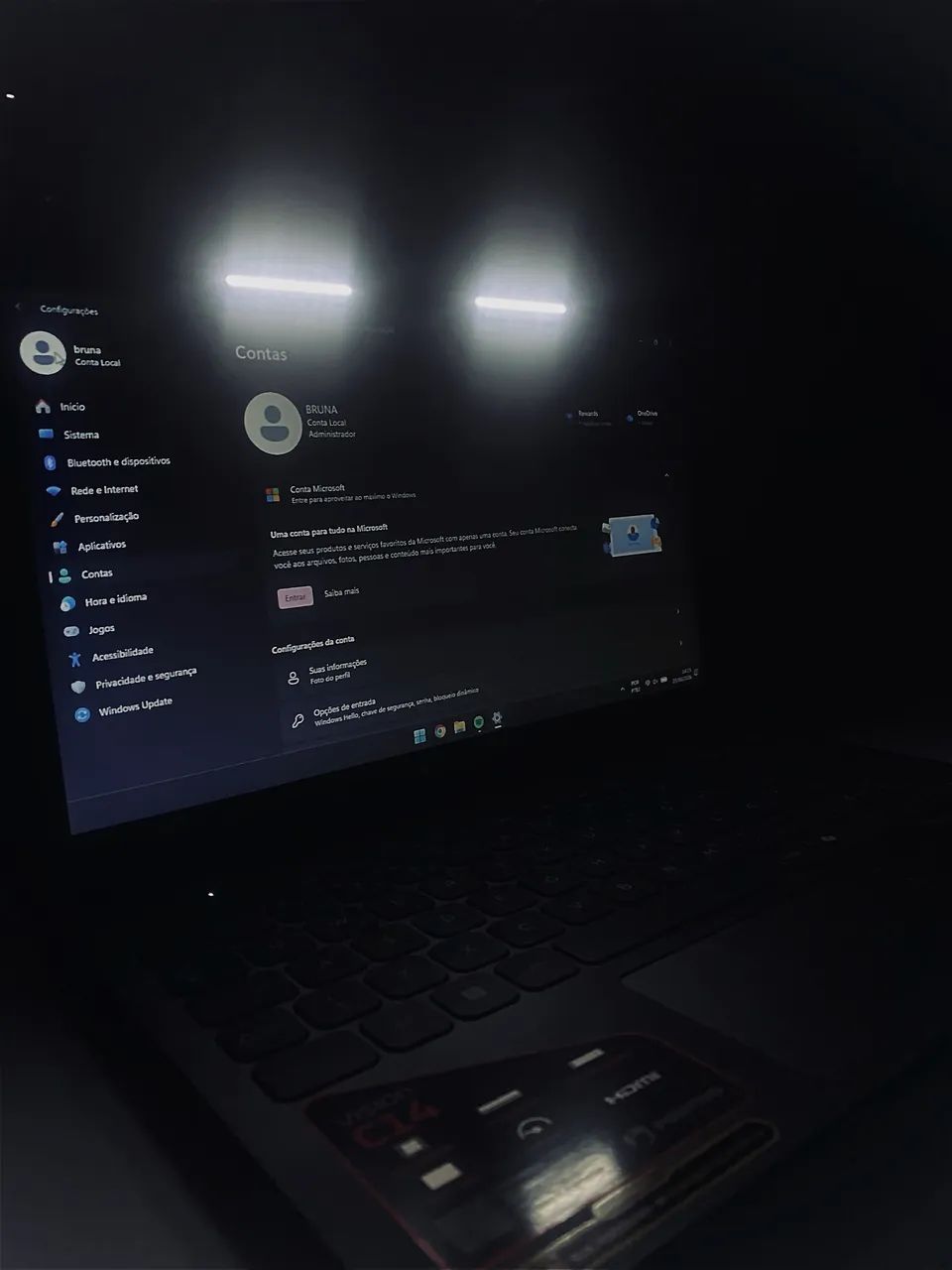 Notebook c14 vision, ideal para trabalhos e estudos, com led de 3 ajustes  - Foto 3
