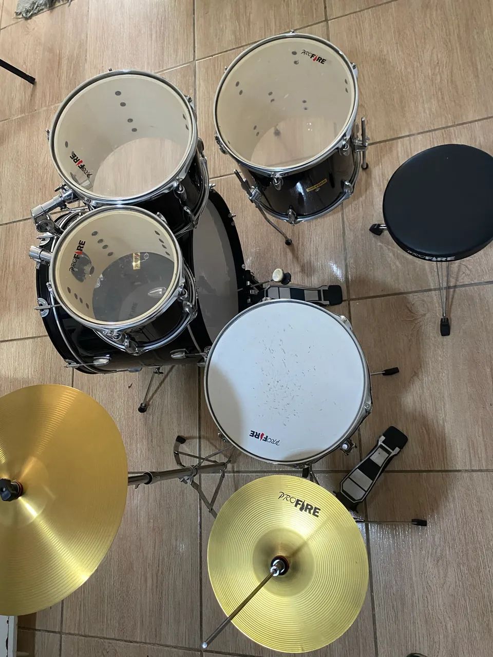 Bateria acústica Pro Fire