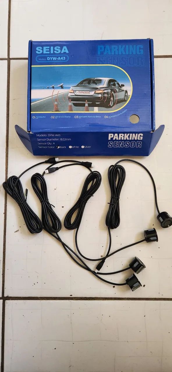 Sensor de estacionamento - 4 unidades