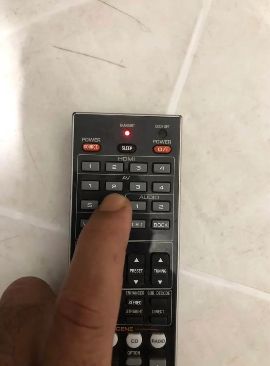 Controle remoto Yamaha Rav 293