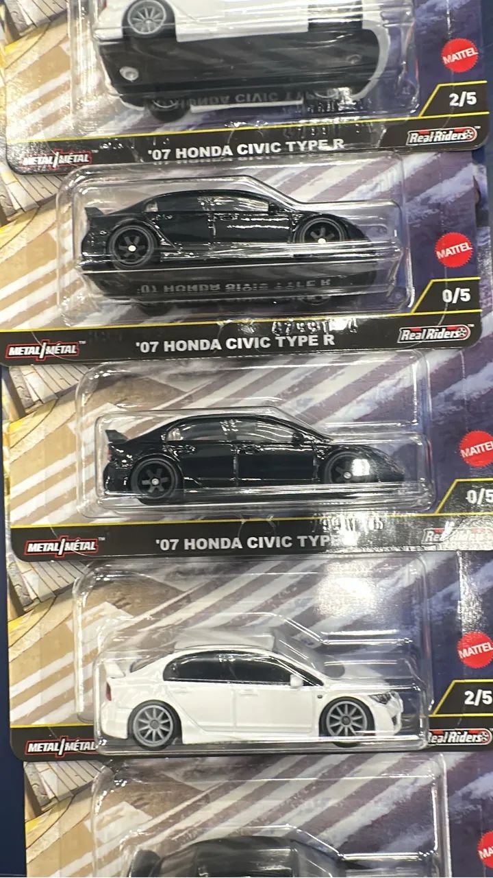 ホットウィール ローニン・ラン ホンダ シビック TYPE R FD2 チェイス Hot Wheels Premium Honda Civic Type R Chase Ronin Run 2025 | Frete
