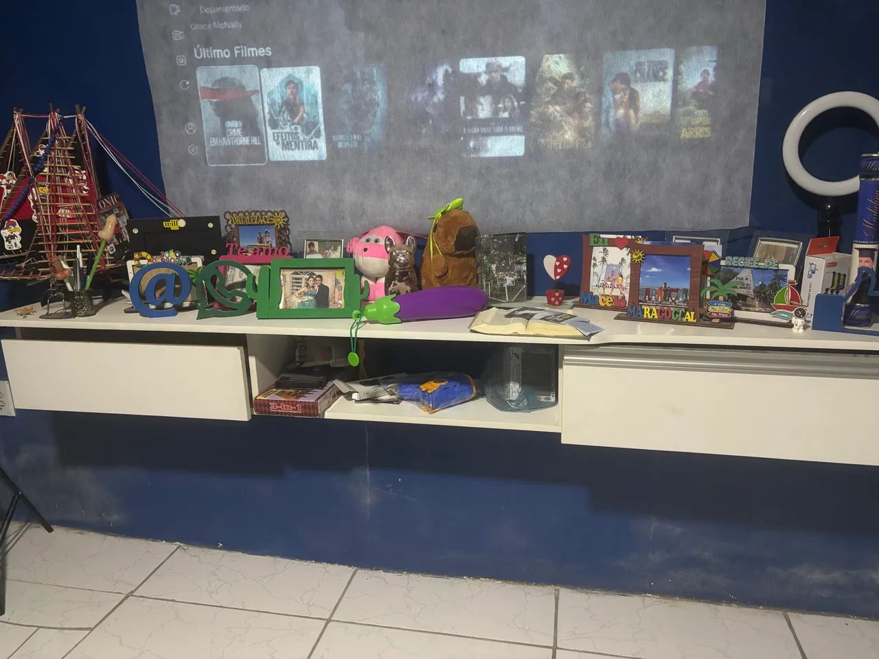 Plateleira para tv 