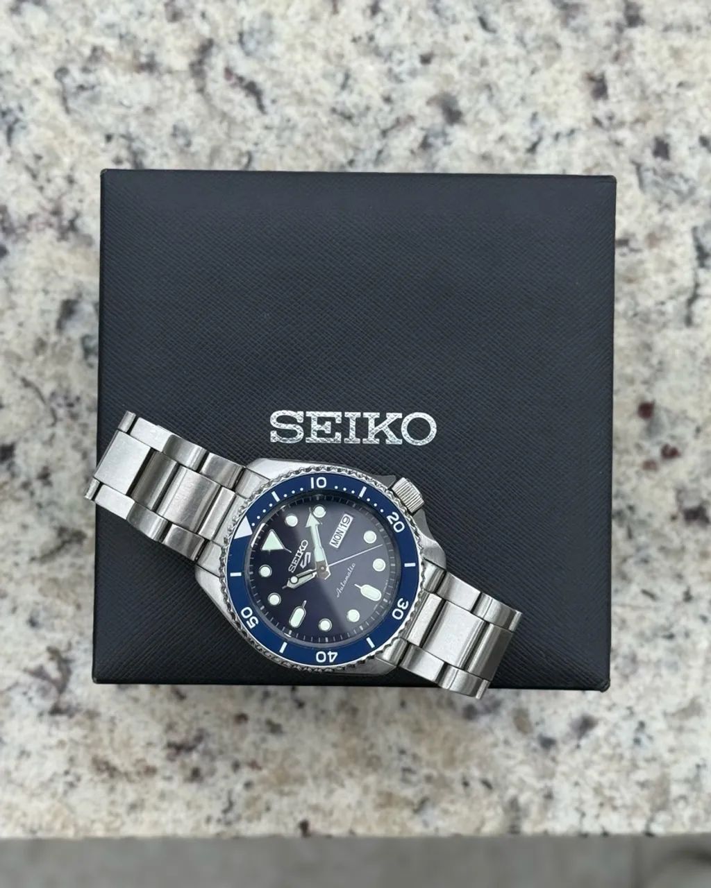 Relogio Seiko Sports Azul - Foto 4