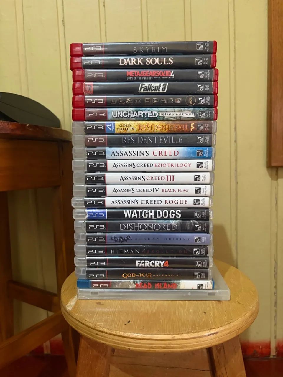 PS3 com 1 Controle e 21 jogos - Foto 3