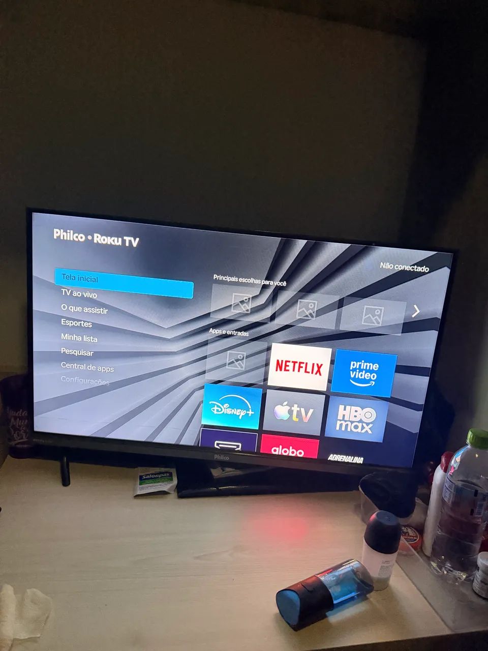Vendo tv 32 polegadas com 3 meses de uso tenho nota nova  - Foto 4