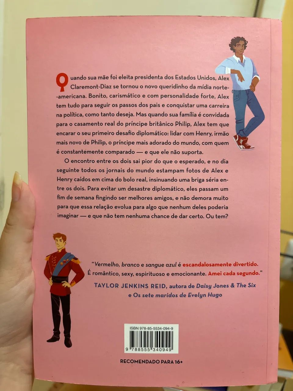 Livro Vermelho, Branco e Sangue Azul - Foto 2
