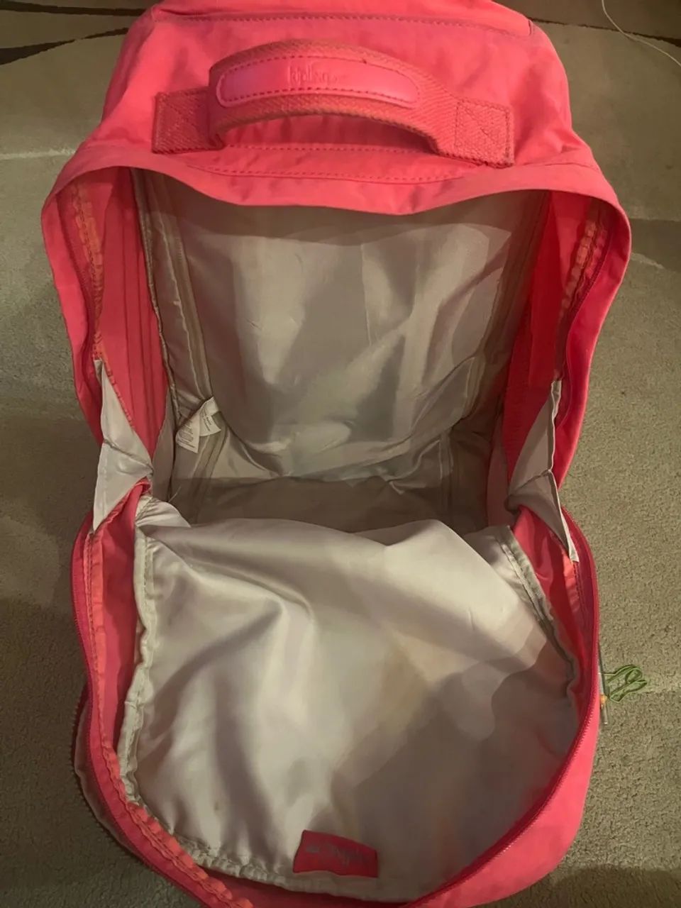 Mochila Kipling Rosa (de rodinhas)  - Foto 4