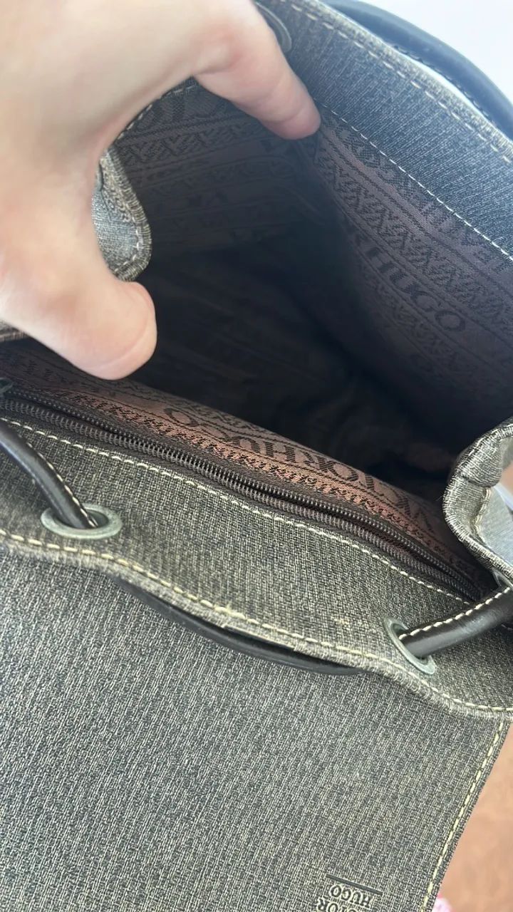Mochila Victor Hugo Couro  - Foto 4
