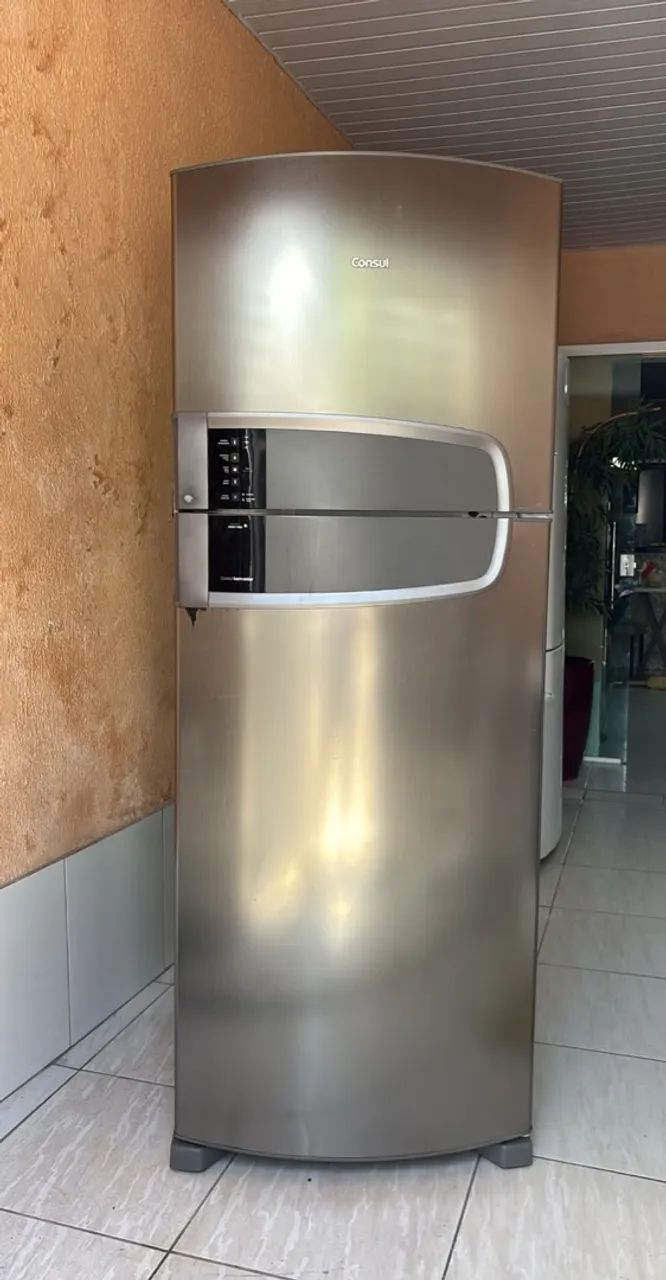 Geladeira consul inox 
