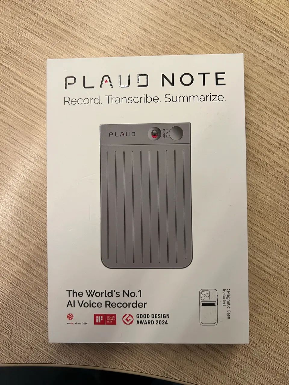 Plaud Note 64 Gb - Gravador de voz com IA e ChatGPT