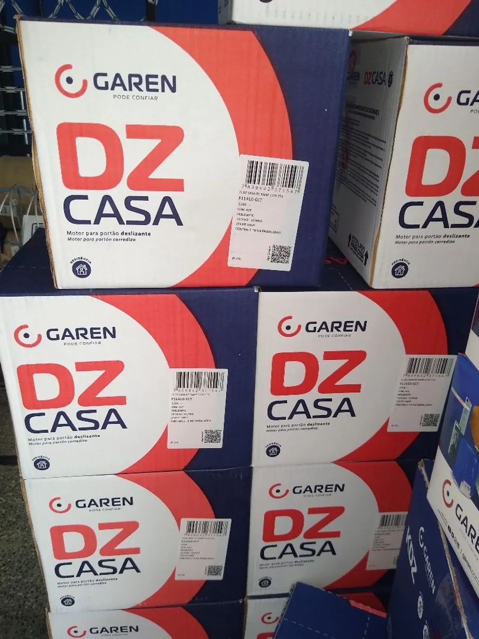 Motor novo de portão DZ casa capacidade para 400kg