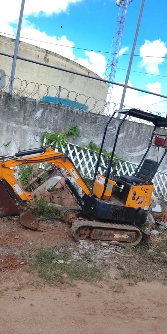 Mini Escavadeira em uso - Foto 3