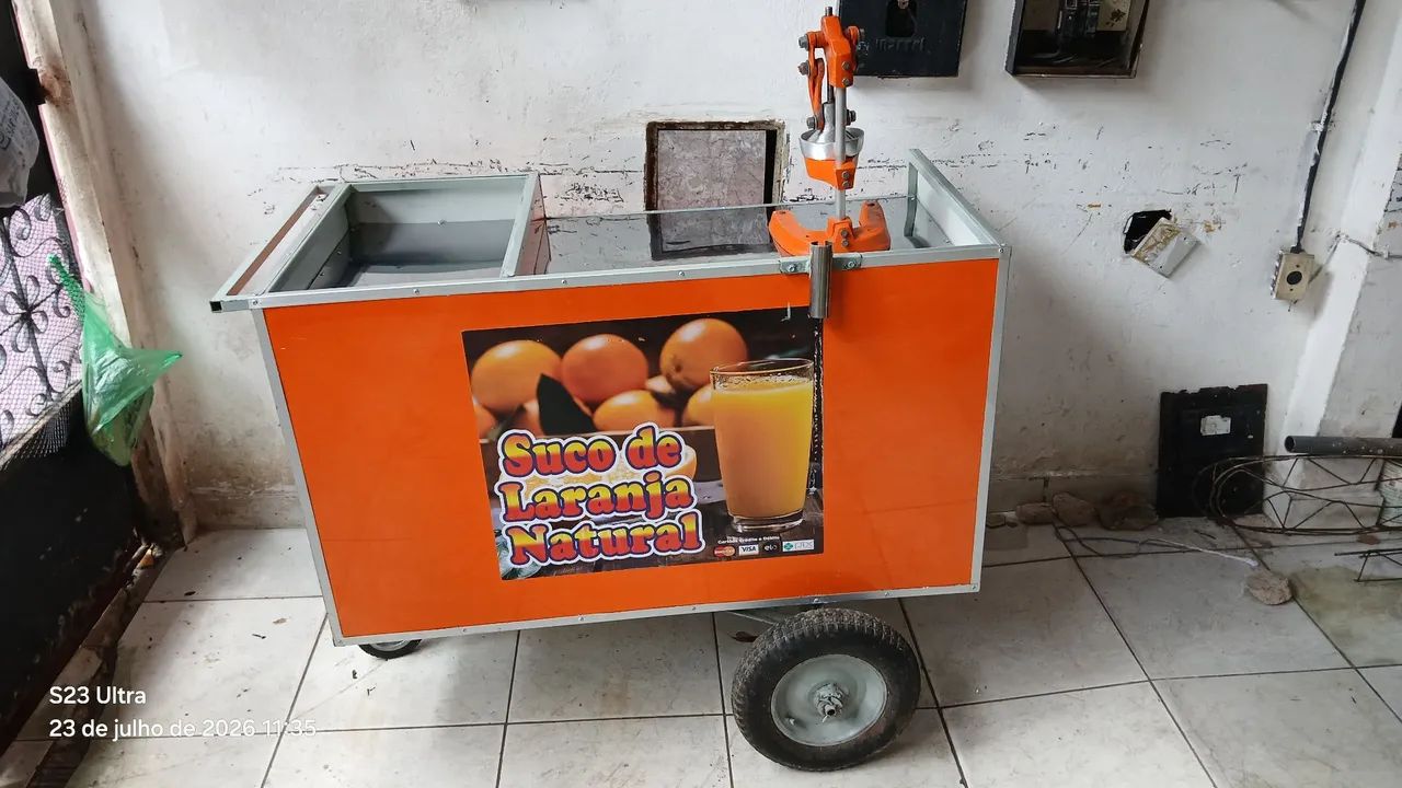 Carrinho de Suco de Laranja natural completo  - Foto 4