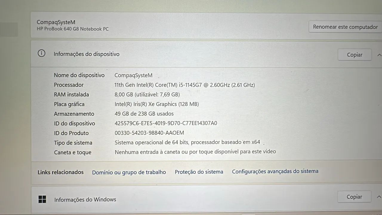 Notebook HP probook 640 G8 - Foto 4