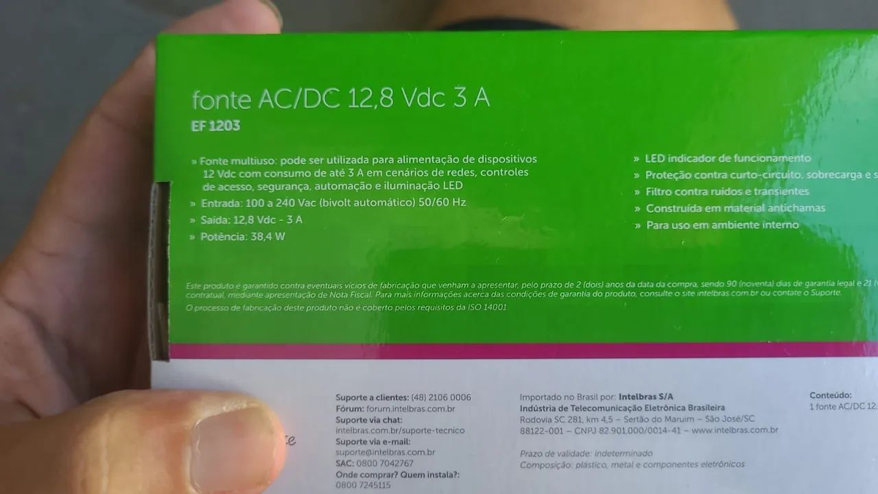 Fonte 12 V novas na caixa - Foto 4