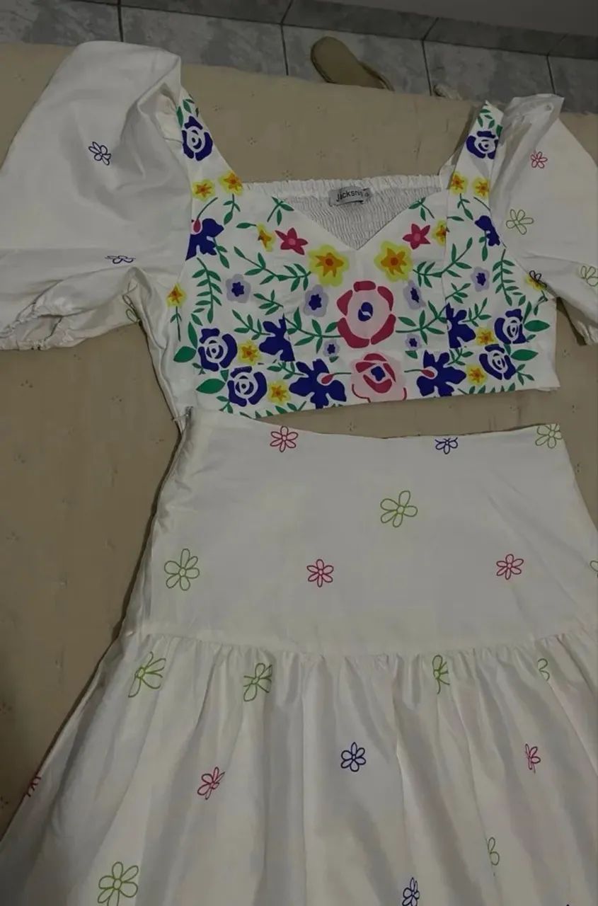 Conjunto Branco - Tamanho G - Foto 3