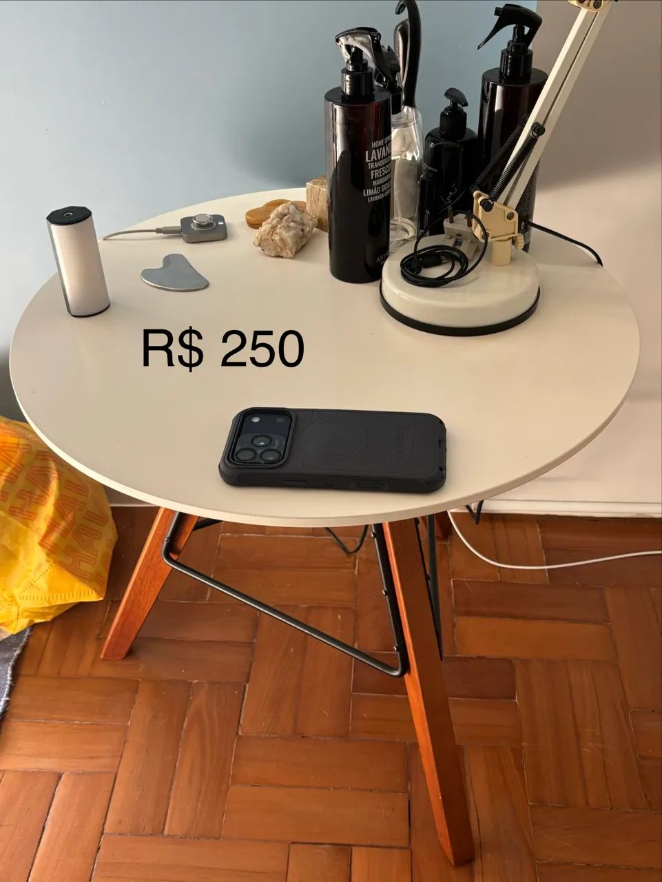 Mesa redonda 60 cm diâmetro 