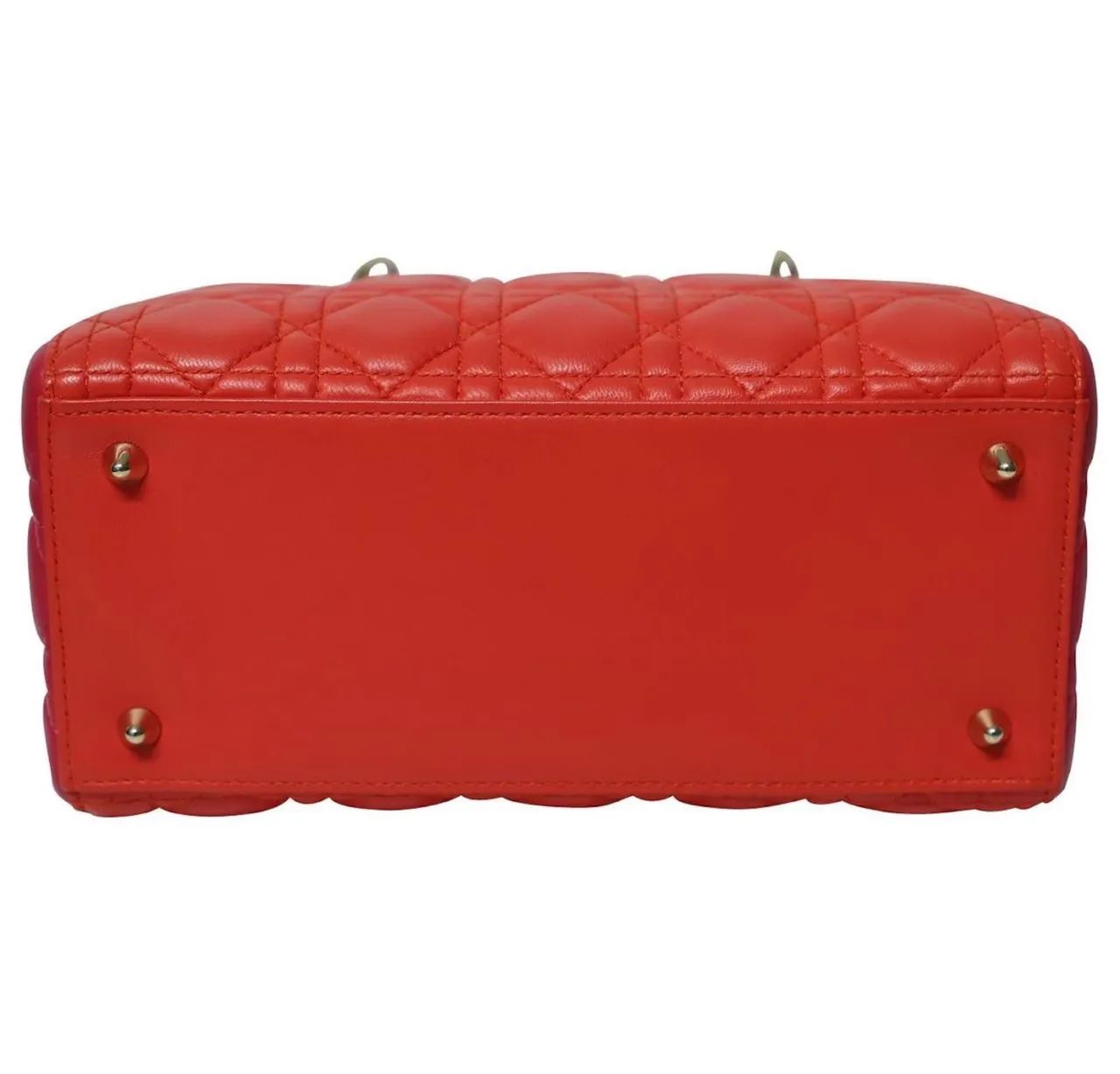 AUTHENTIC Christian Dior Edition Limitée Medium Lady Dior Cannage Bicolore - Foto 5