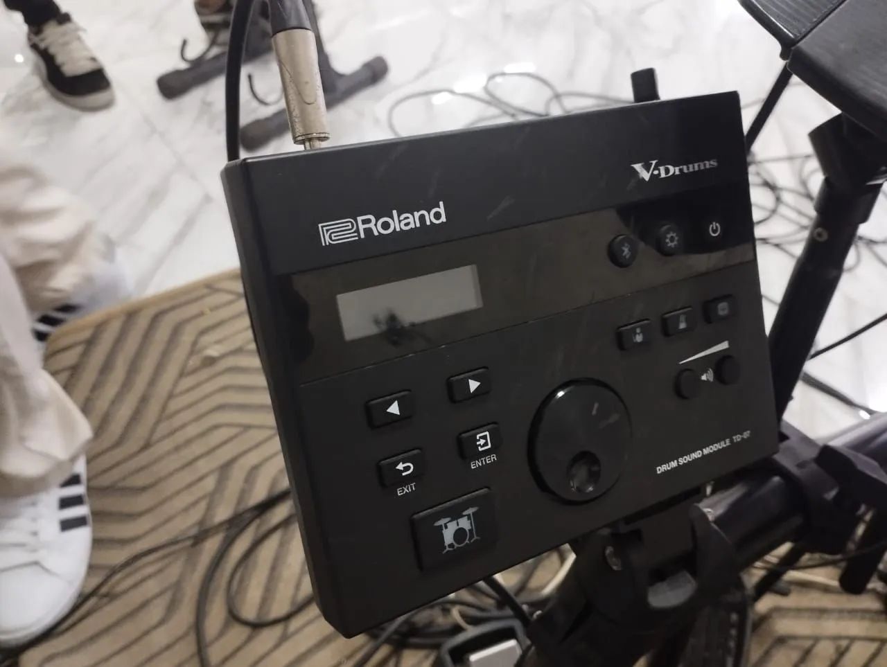 Bateria Eletrônica Roland Td-07 Dmk V-Drums Preto - Foto 2