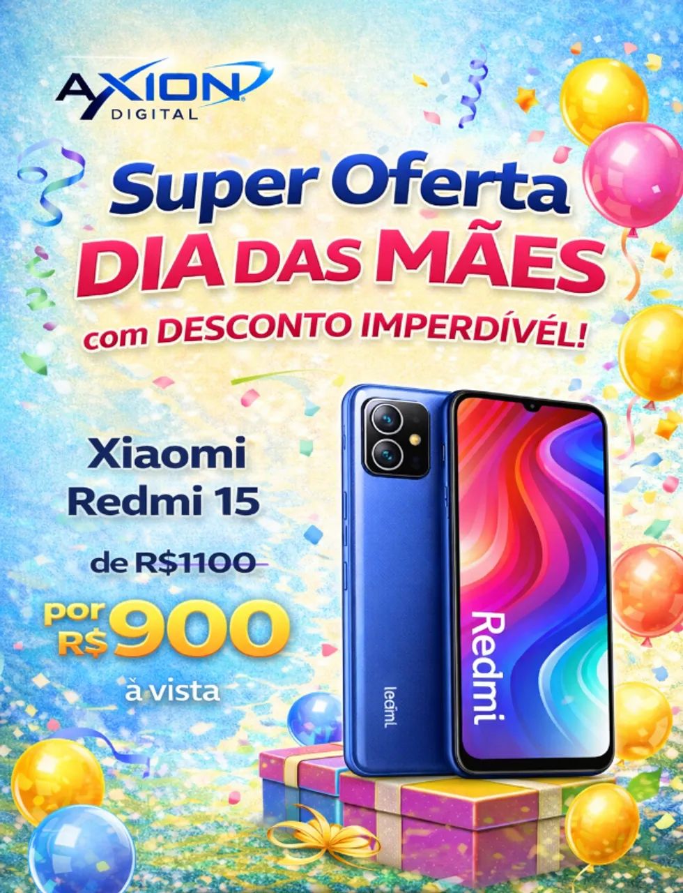 Xiomi Redmi 15 R$900 Este valor so ate o dia das maes - Celulares