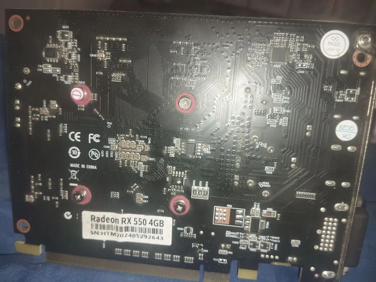 Placa de Vídeo AMD Radeon RX 550 4GB - Rodando Tudo (LoL, Valorant, CS2)