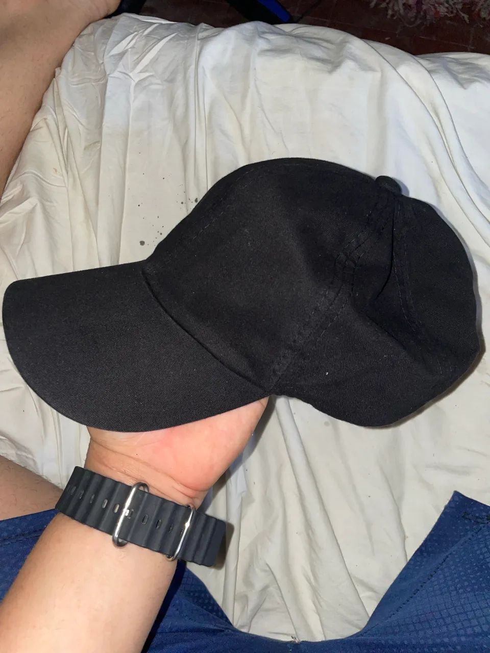 CHAPÉU PRETO BONÉ DADHAT LISO 