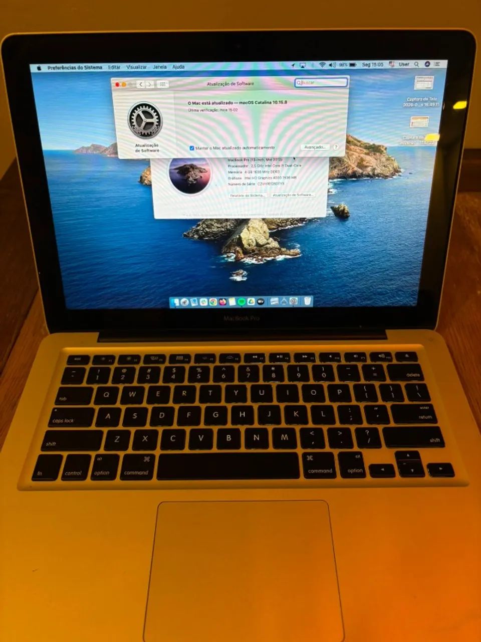 PRA VENDER MacBook Pro 13 Mid 2012 (A1278) Apple SSD 240GB i5