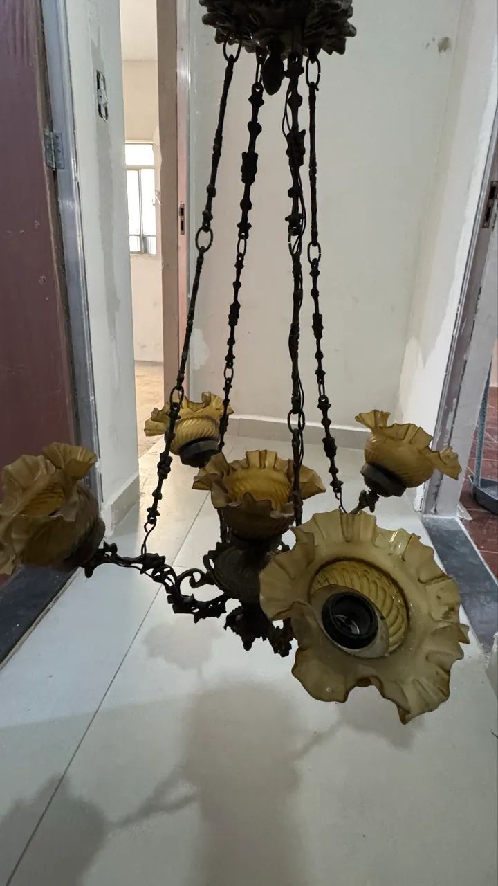 Lustre pendente antigo  - Foto 2