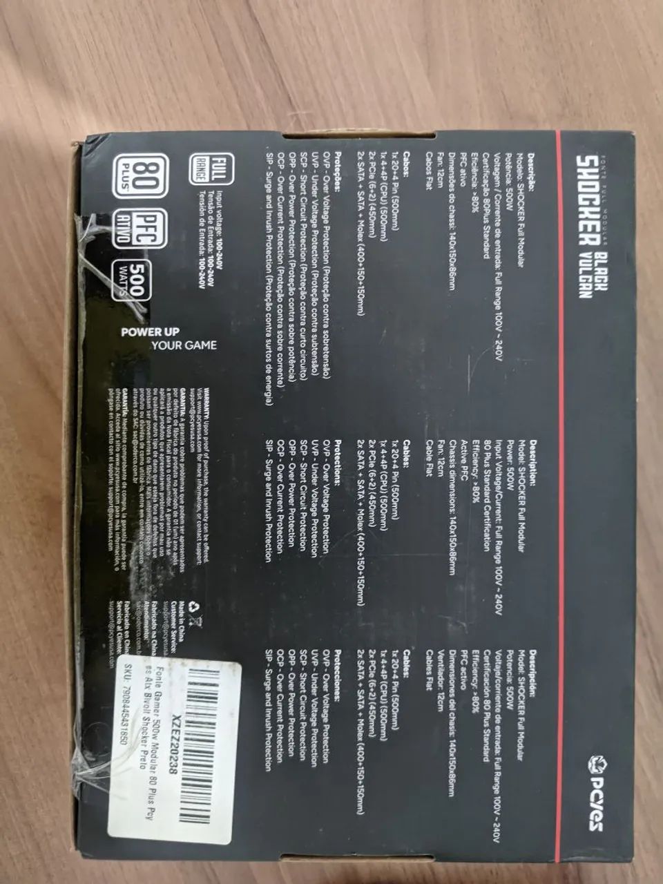 Fonte 500w Pcyes Full Modular - Foto 2