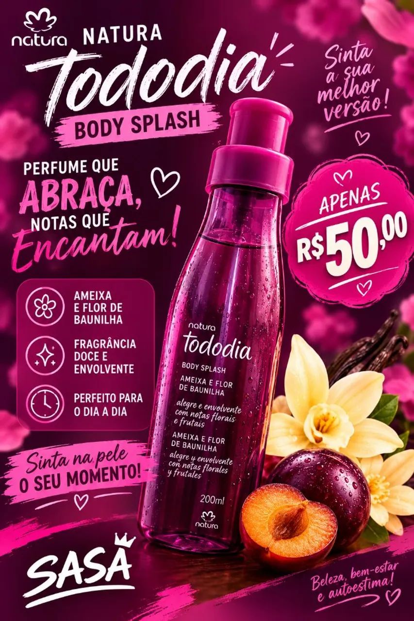 Body Splash Natura Tododia  - Foto 2
