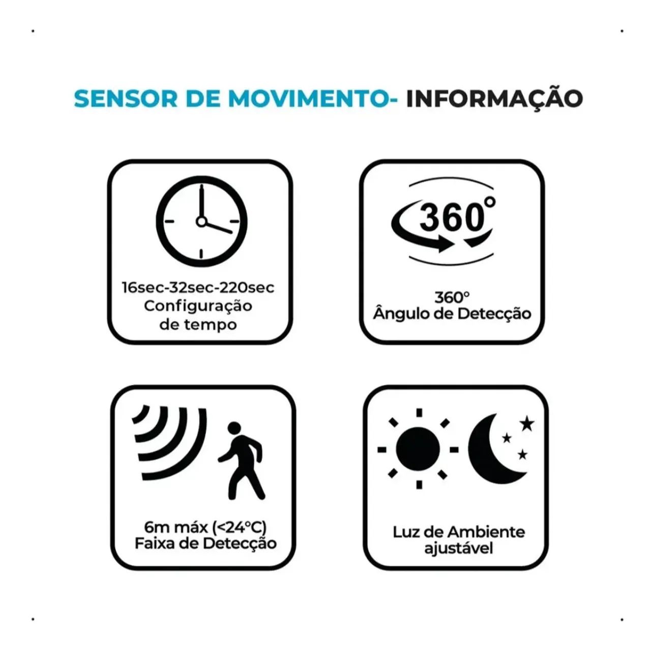 SOQUETE COM SENSOR DE PRESENÇA E27 BIVOLT - Foto 5