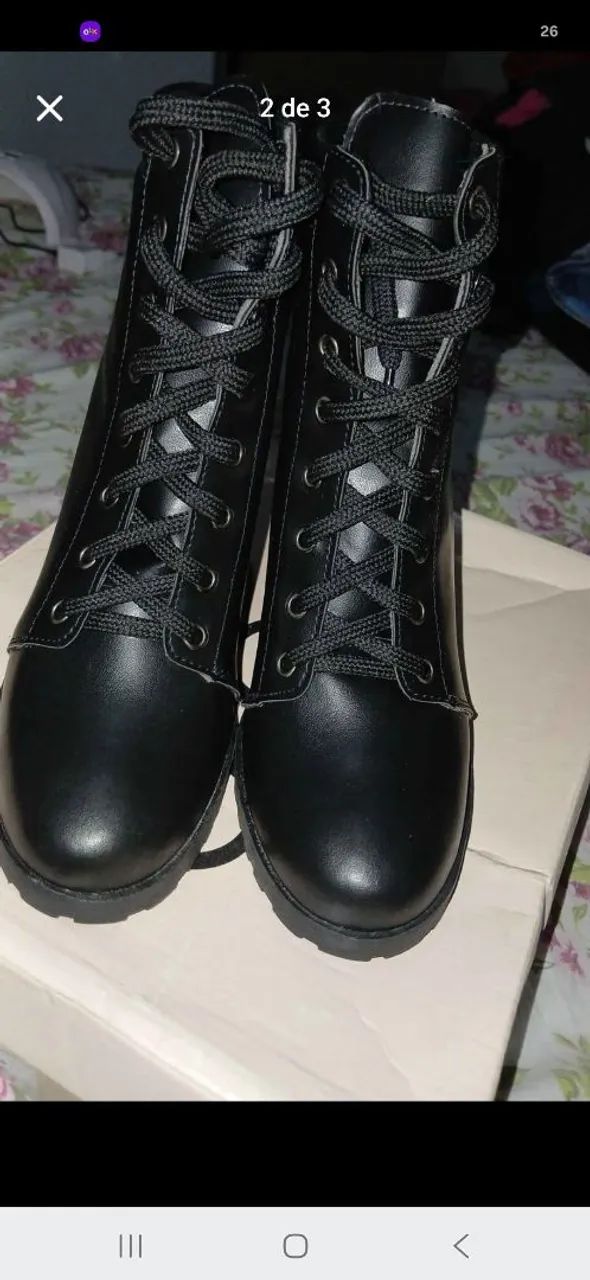 Bota com salto 10cm - Foto 3