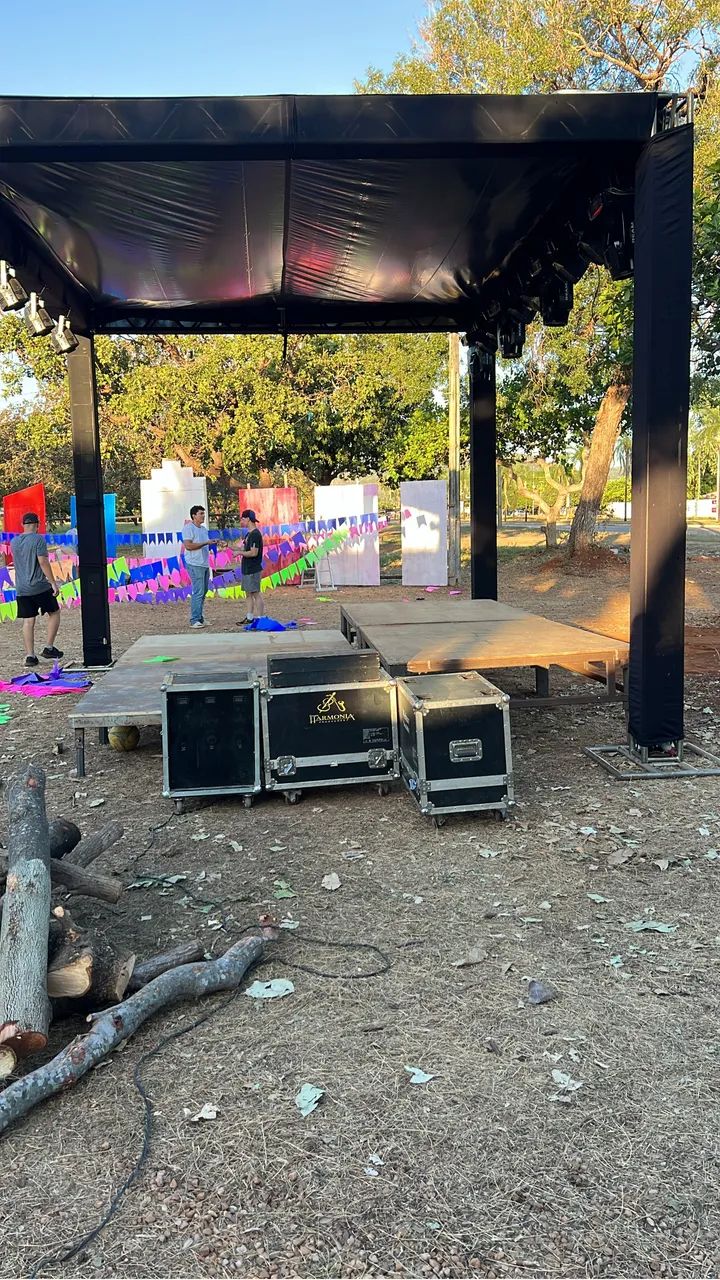 Locação de som, palco, luz, e ground. - Foto 5