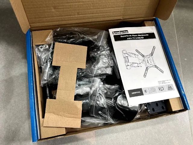 Suporte para TV articulado Brasforma 23 a 55 polegadas - Foto 3