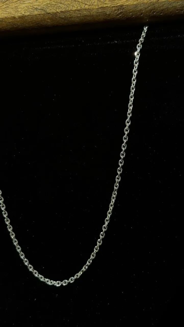 Corrente cartier curta 3mm prata 925  - Foto 4