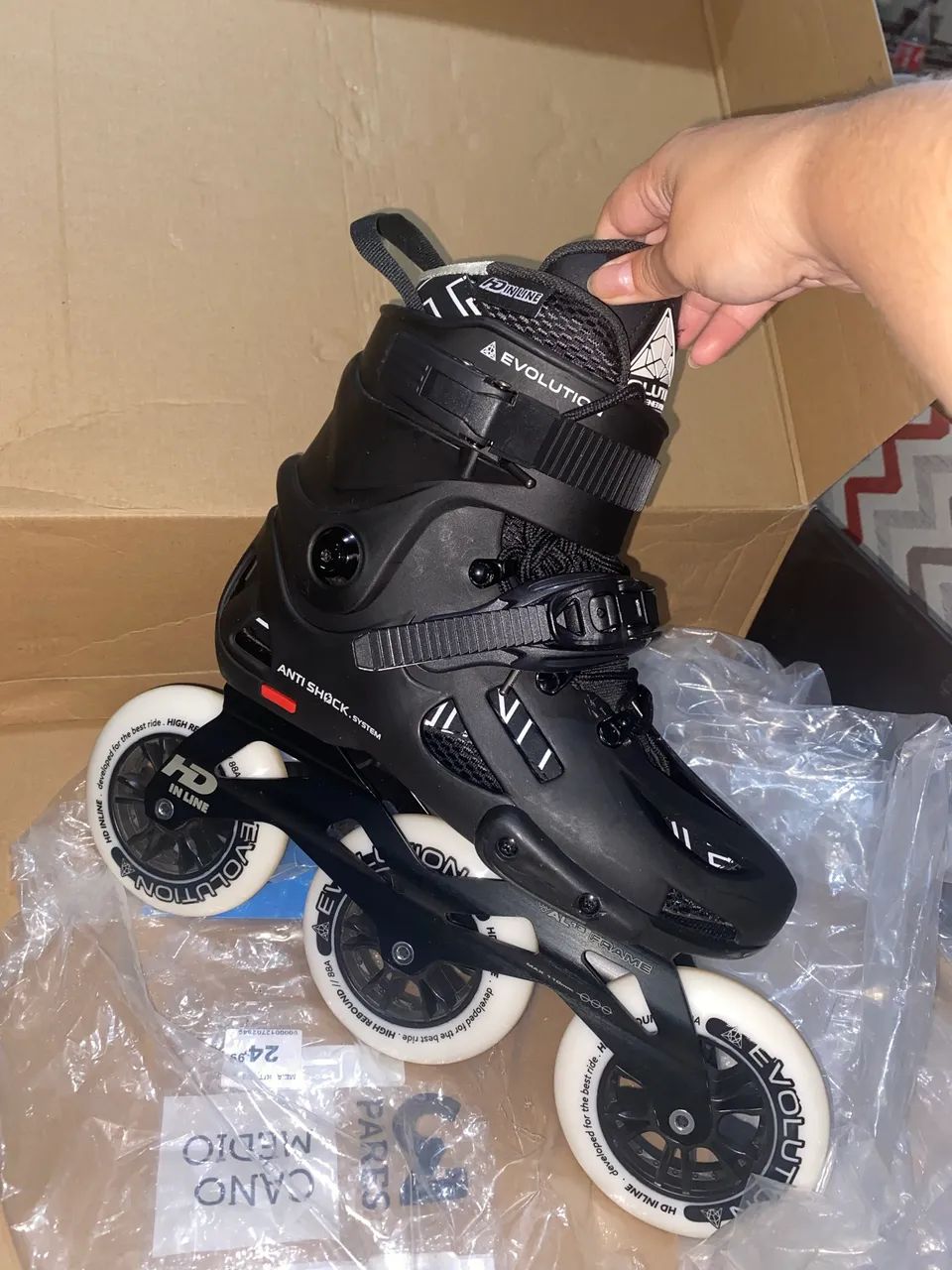 PATINS - EVOLUTION II - 4 RODAS 80MM - Foto 4