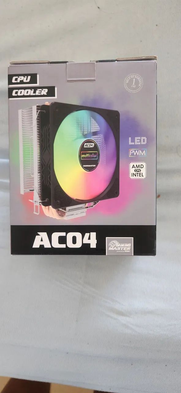 Cooler de CPU Gamer RGB Zero na Caixa - AMD e Intel
