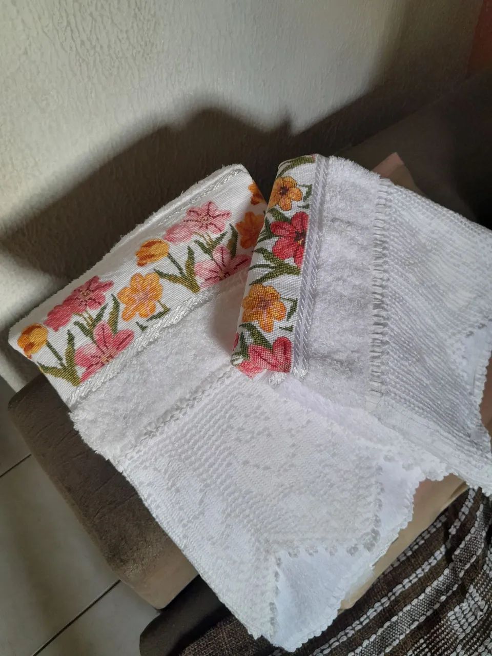 Conjunto de Toalhas(Rosto e Corpo)