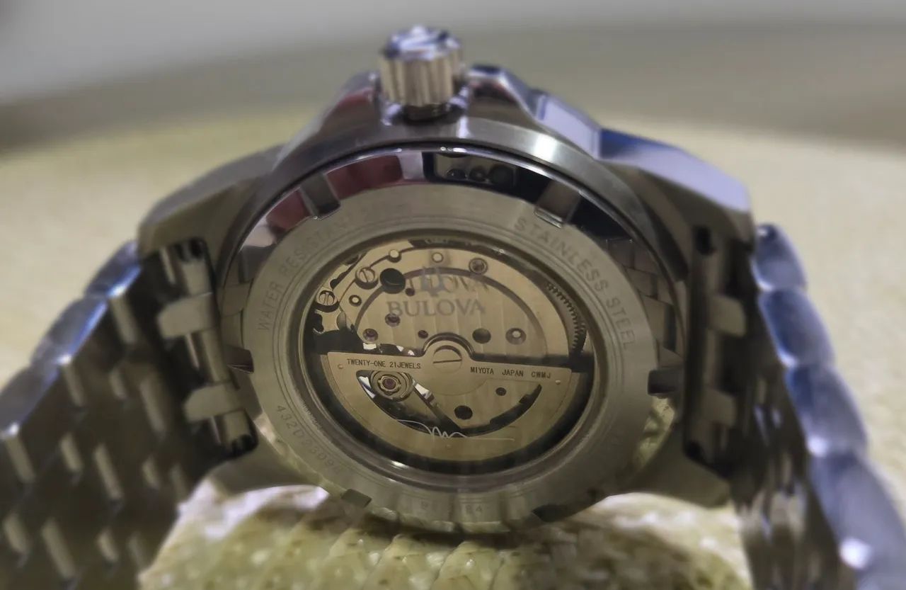 Relógio Bulova Marine Star Marc Anthony 98D184 Automático com Diamantes - Foto 4